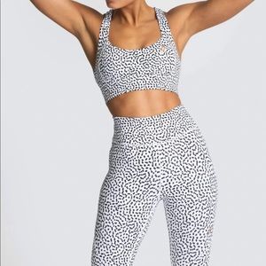 Do you even speckle leggings and sports bra set